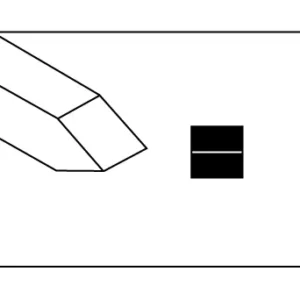 Robert Sorby 833 Beading & Parting Tool Profile